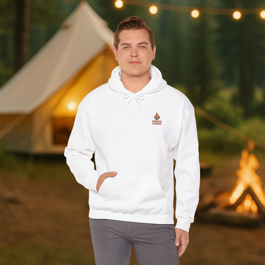 Campfire Legends Embroidered Hoodie – Cozy Midweight Fleece