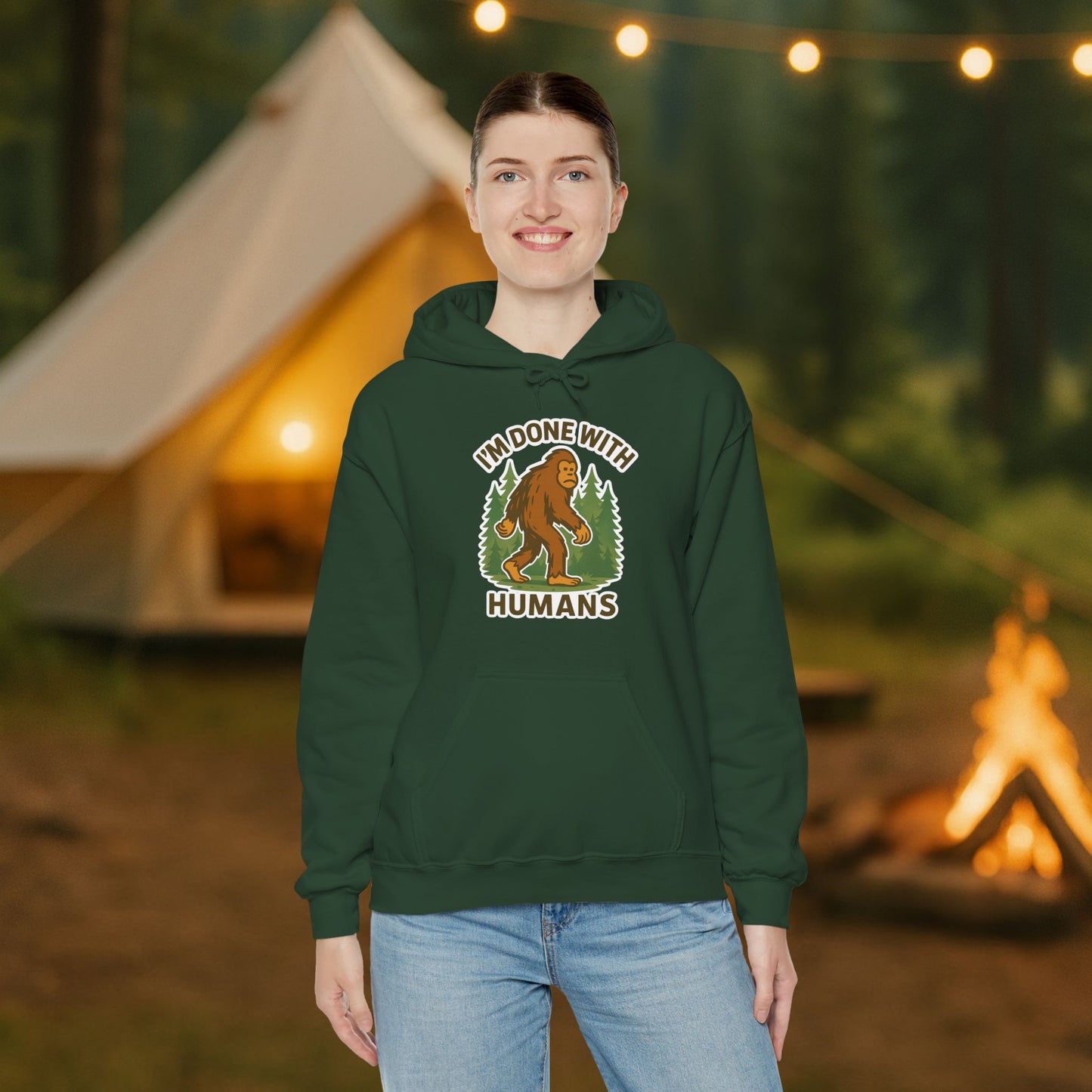 I'm Done With Humans – Cryptid Introvert Hoodie