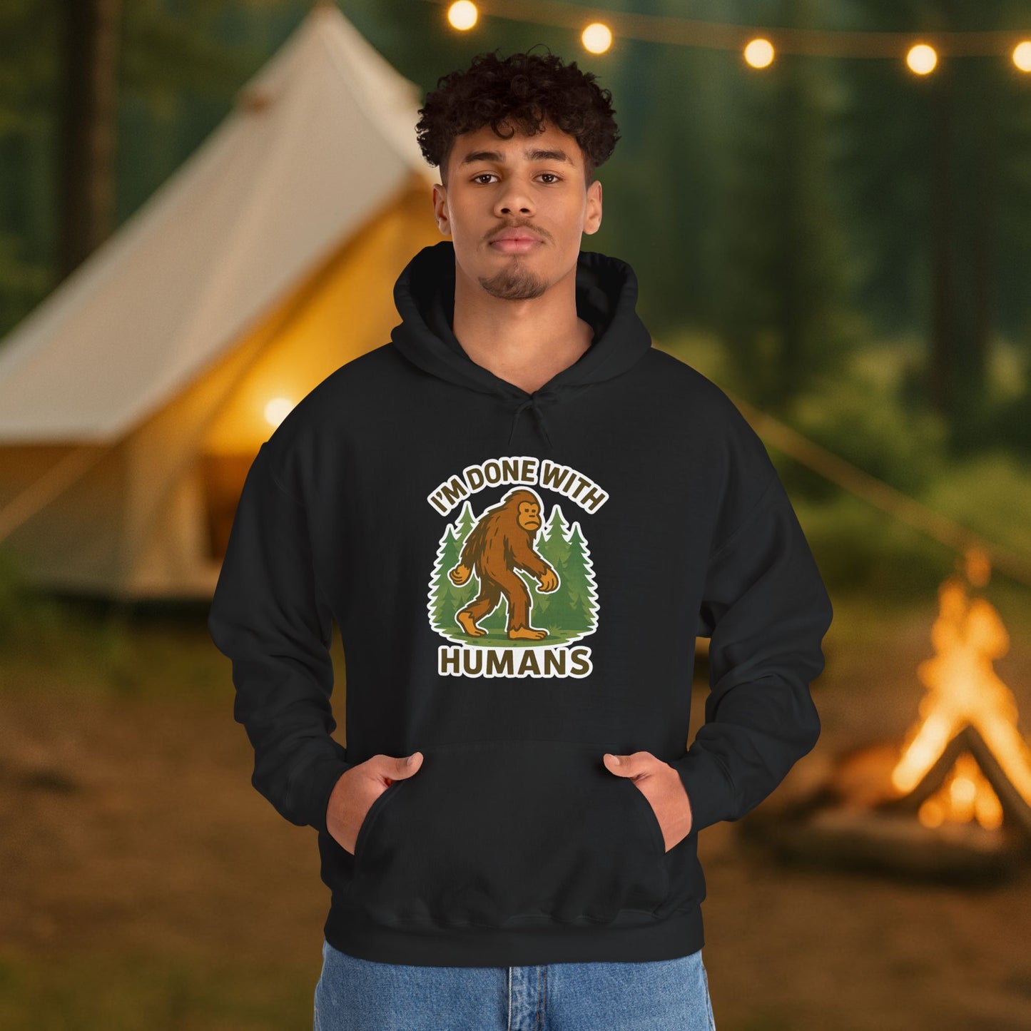 I'm Done With Humans – Cryptid Introvert Hoodie