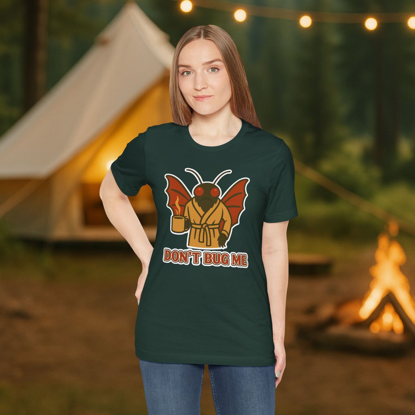 Don’t Bug Me Mothman T-Shirt — Funny Retro Moth Creature Tee