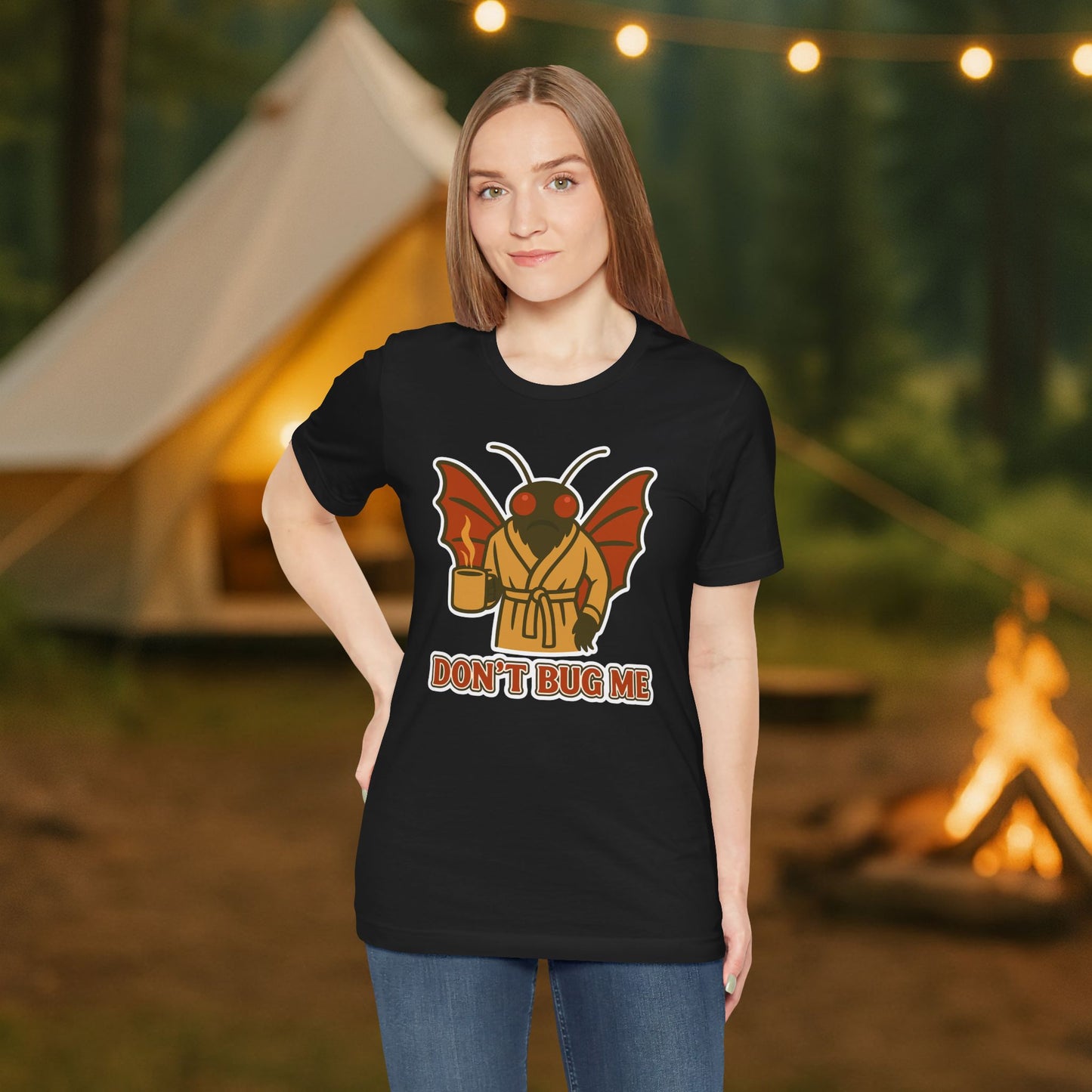 Don’t Bug Me Mothman T-Shirt — Funny Retro Moth Creature Tee