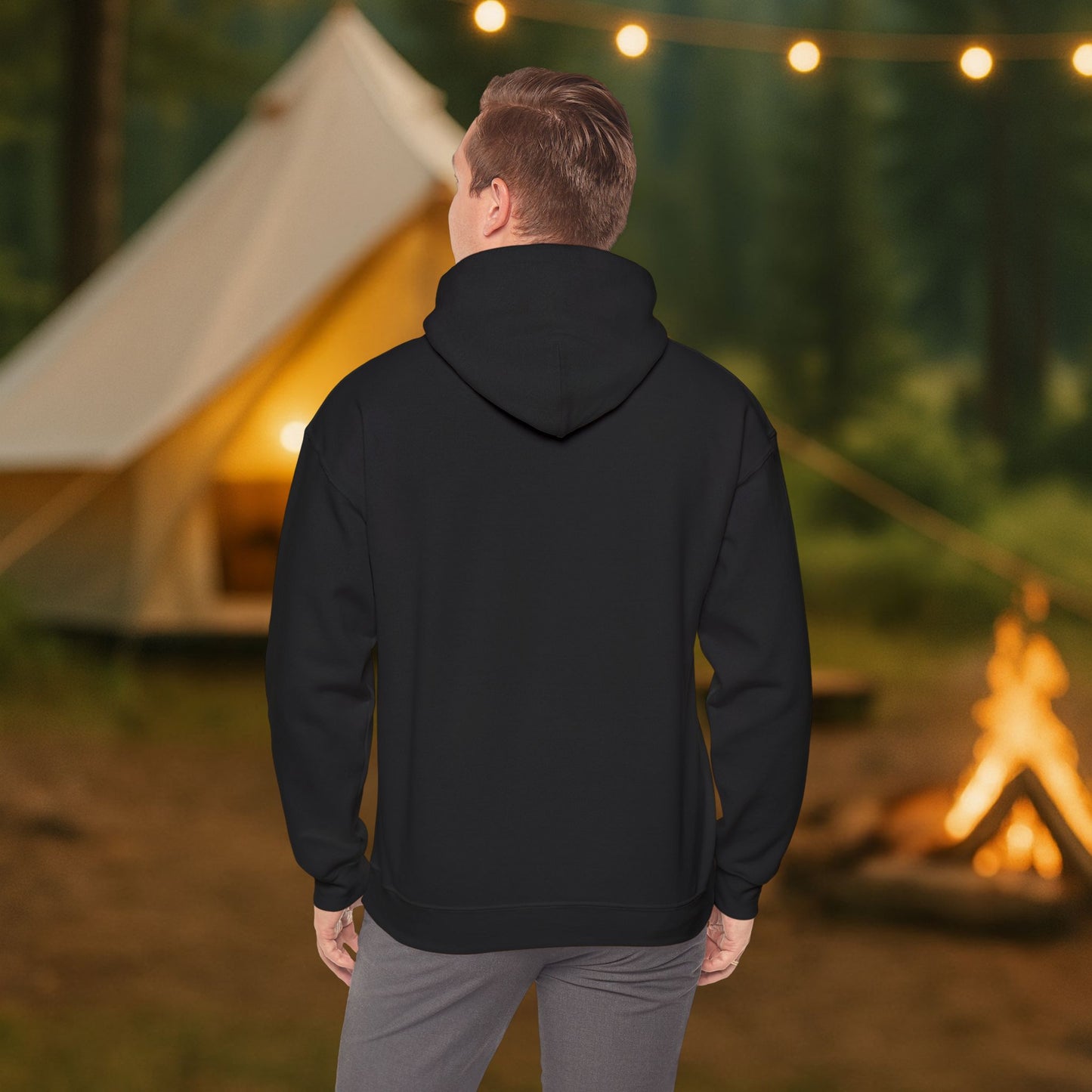 Campfire Legends Embroidered Hoodie – Cozy Midweight Fleece