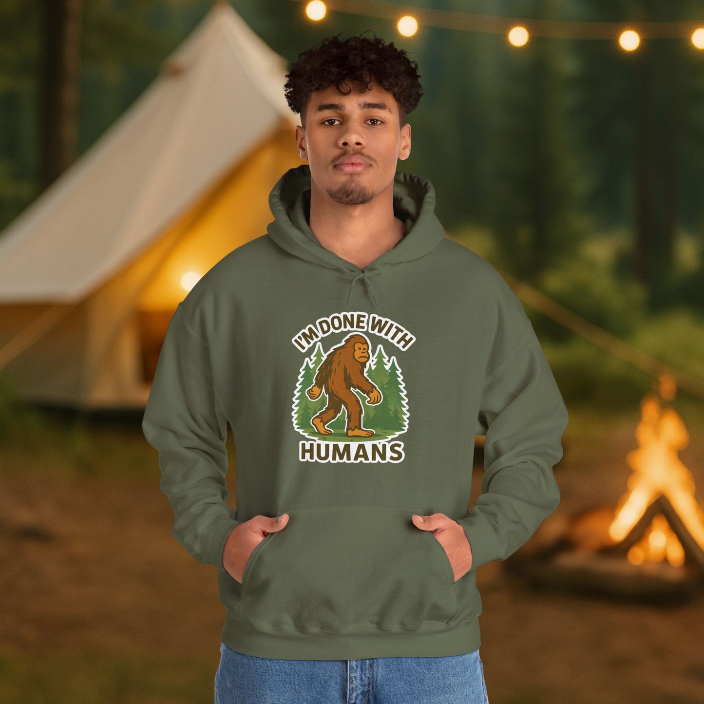 I'm Done With Humans – Cryptid Introvert Hoodie