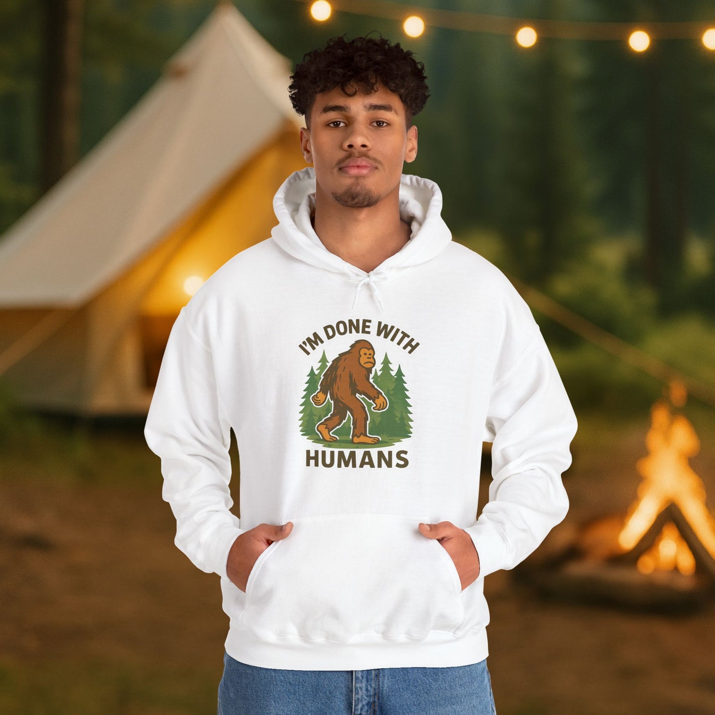 I'm Done With Humans – Cryptid Introvert Hoodie