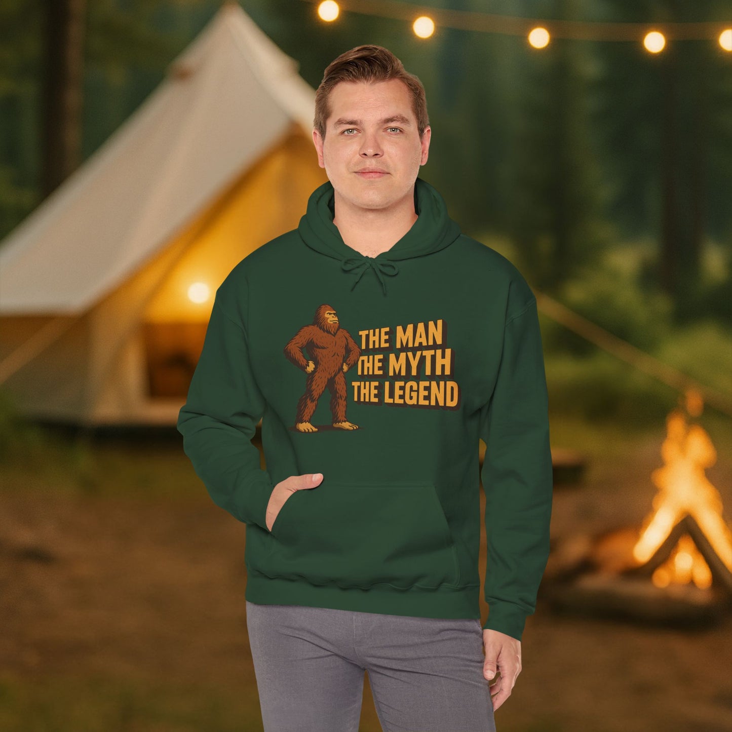 The Man, The Myth, The Legend Bigfoot Hoodie – Funny Sasquatch Pullover