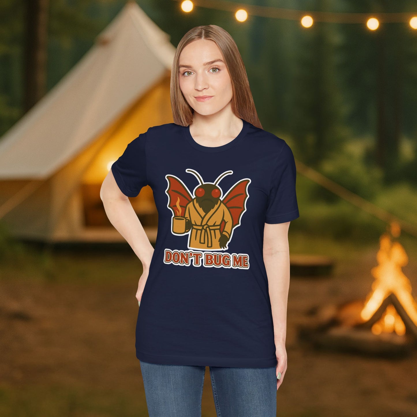 Don’t Bug Me Mothman T-Shirt — Funny Retro Moth Creature Tee