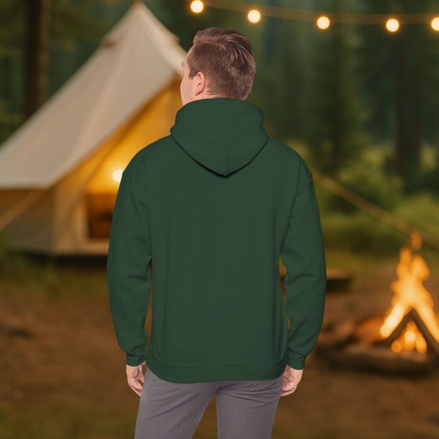 Campfire Legends Embroidered Hoodie – Cozy Midweight Fleece