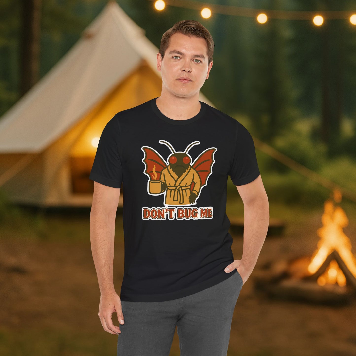 Don’t Bug Me Mothman T-Shirt — Funny Retro Moth Creature Tee