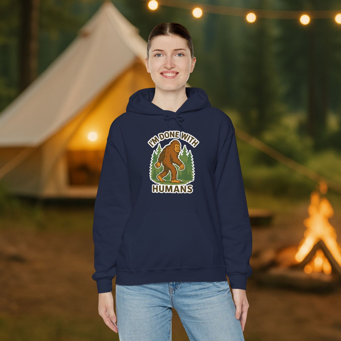 I'm Done With Humans – Cryptid Introvert Hoodie