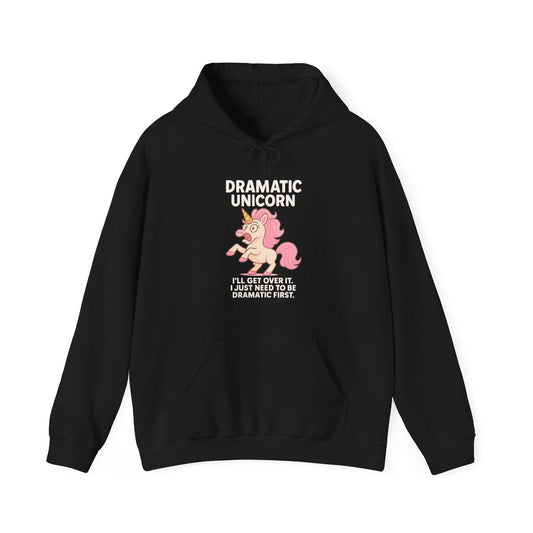 Dramatic Unicorn Hoodie - Sassy Funny Unicorn Sweatshirt