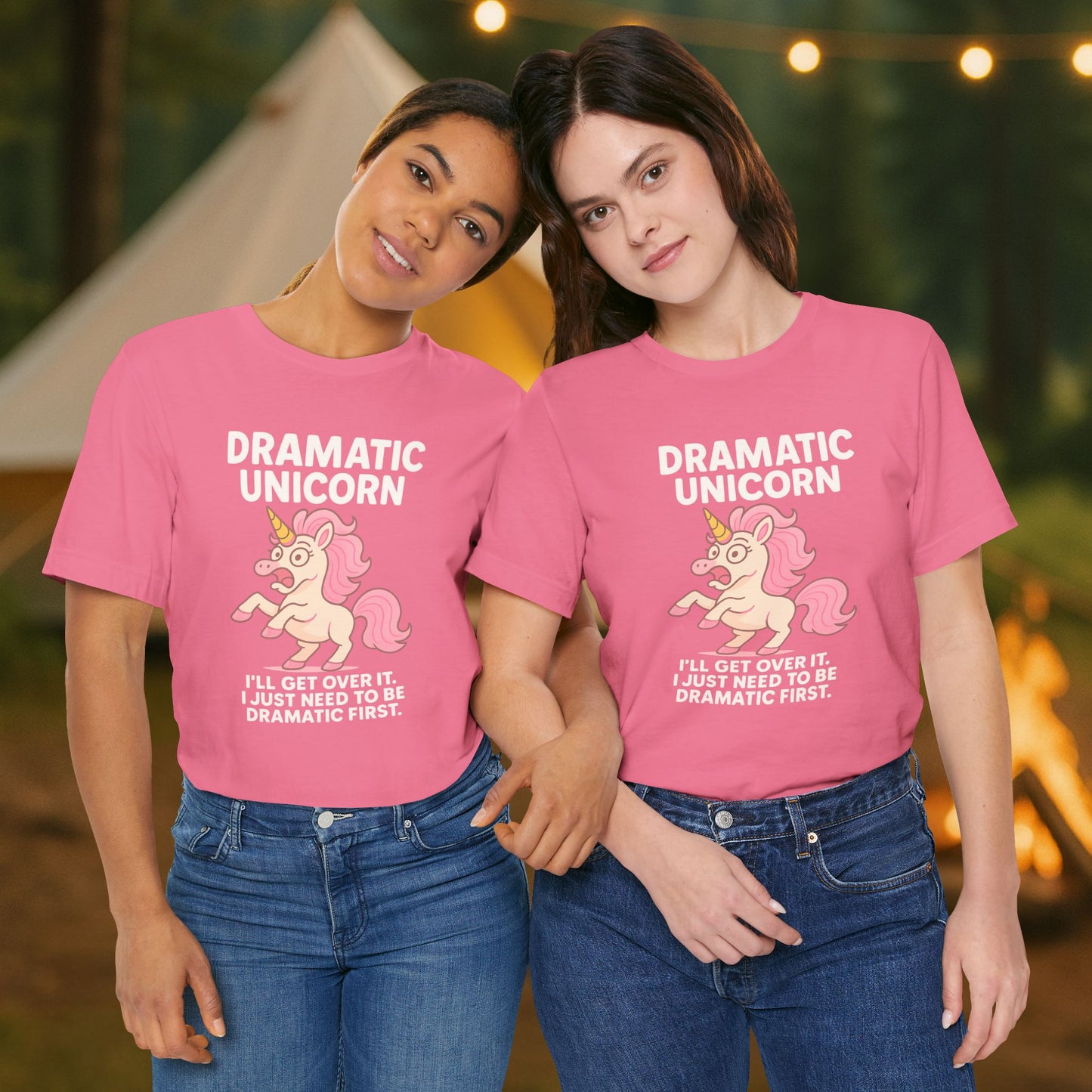 Dramatic Unicorn T-Shirt — "I’ll Get Over It, I Just Need to Be Dramatic First"