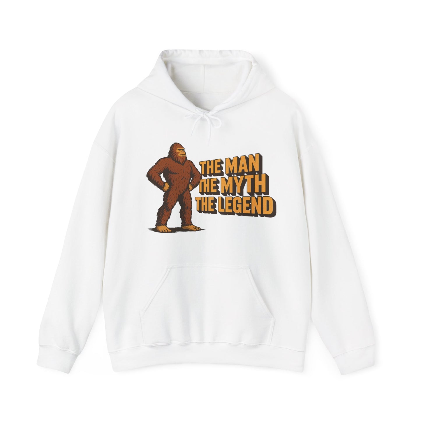 The Man, The Myth, The Legend Bigfoot Hoodie – Funny Sasquatch Pullover