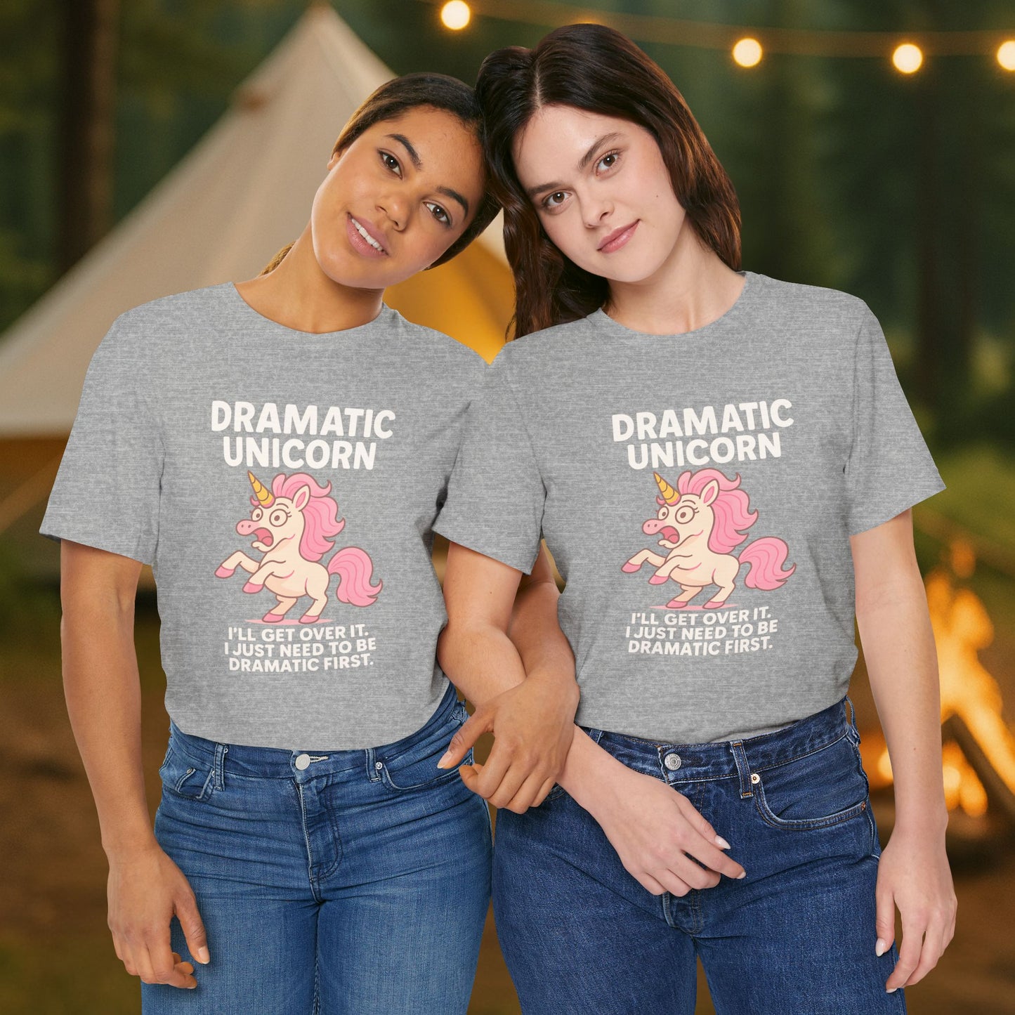 Dramatic Unicorn T-Shirt — "I’ll Get Over It, I Just Need to Be Dramatic First"