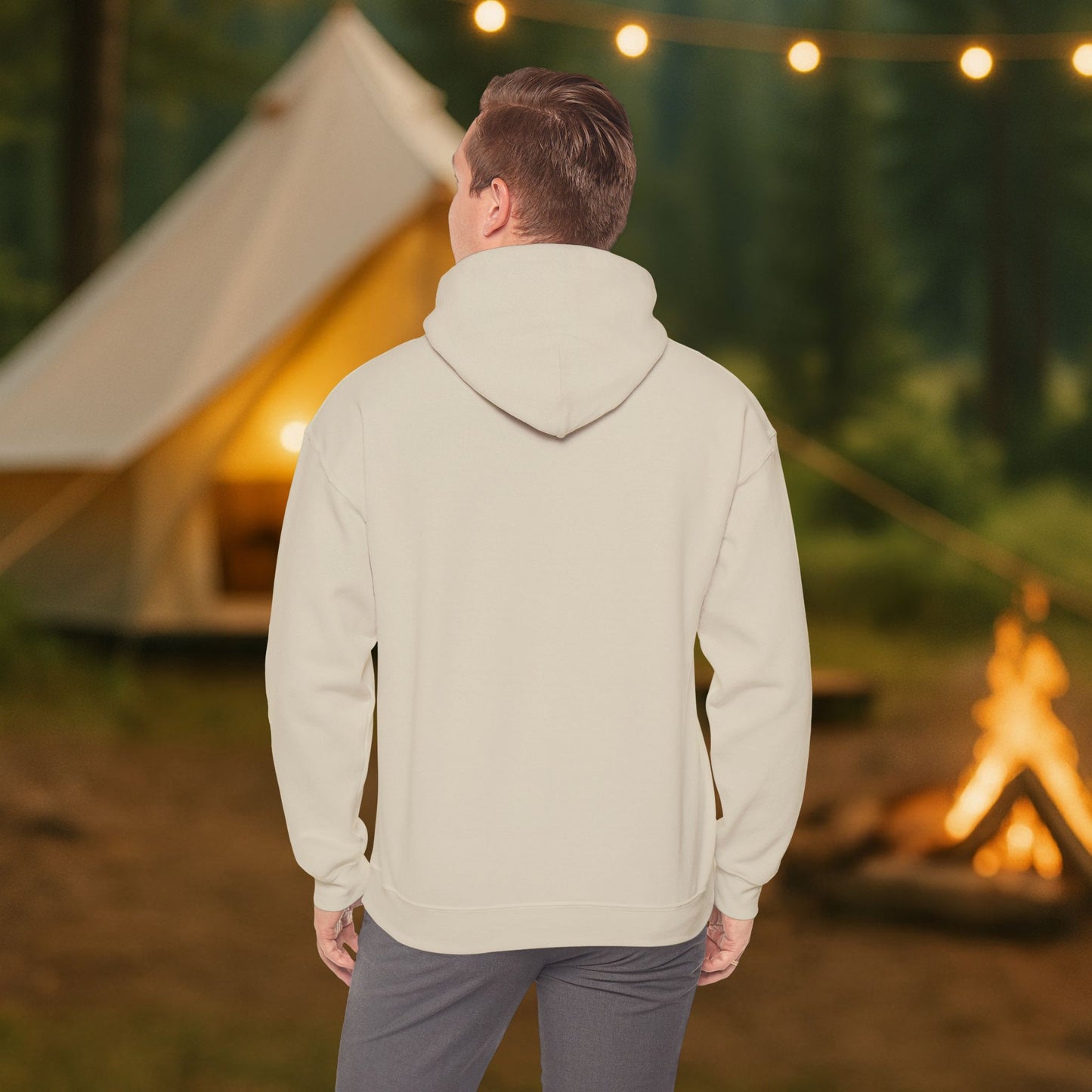Campfire Legends Embroidered Hoodie – Cozy Midweight Fleece