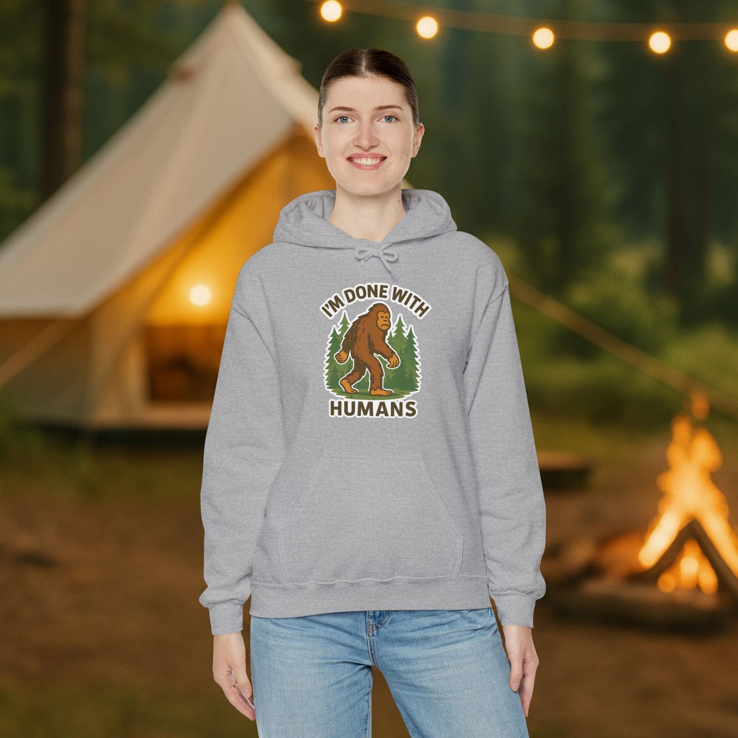 I'm Done With Humans – Cryptid Introvert Hoodie