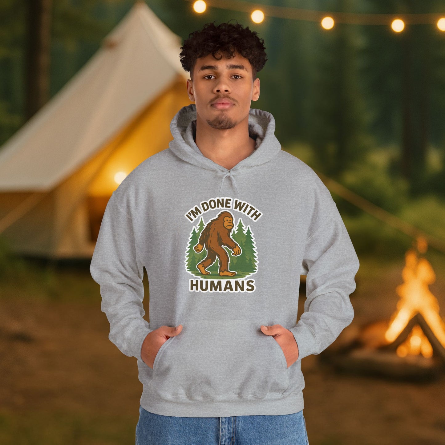 I'm Done With Humans – Cryptid Introvert Hoodie