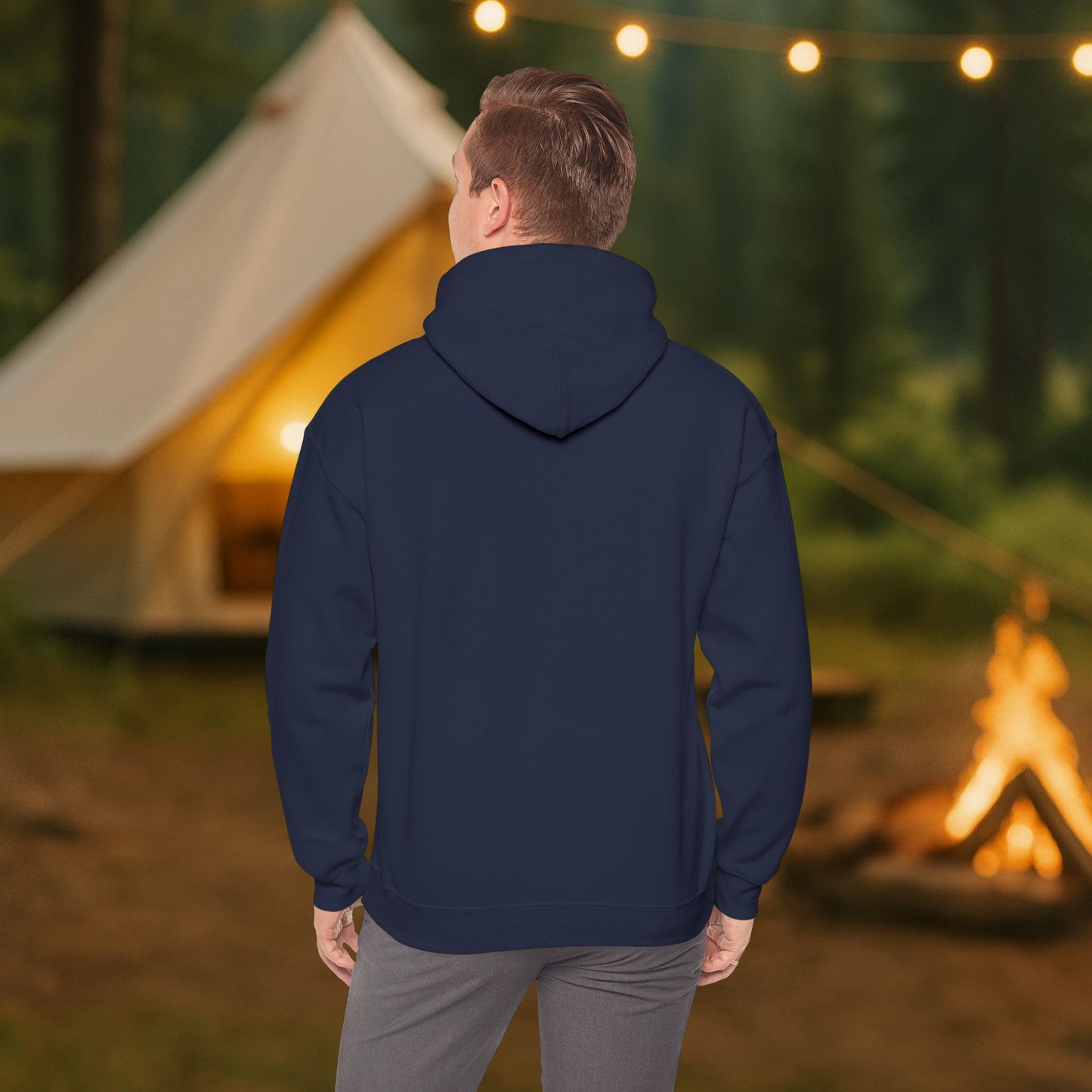 Campfire Legends Embroidered Hoodie – Cozy Midweight Fleece
