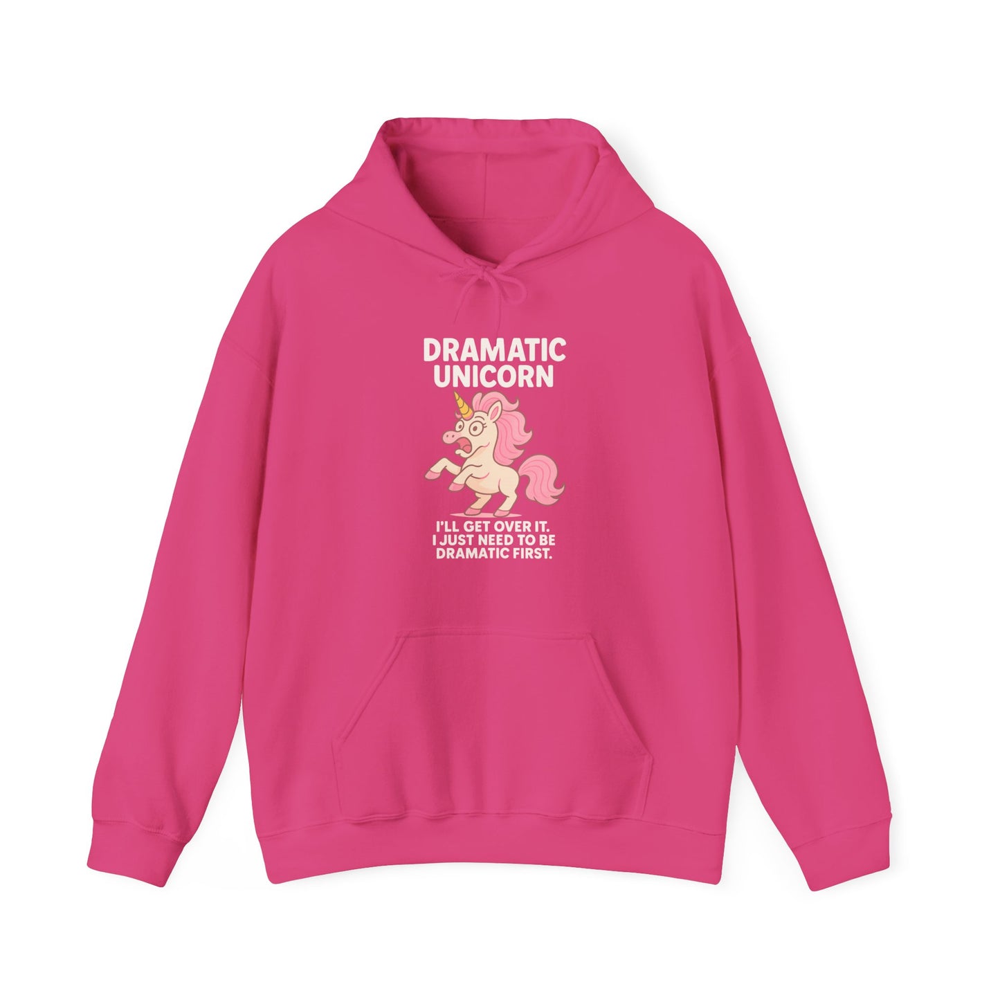 Dramatic Unicorn Hoodie - Sassy Funny Unicorn Sweatshirt