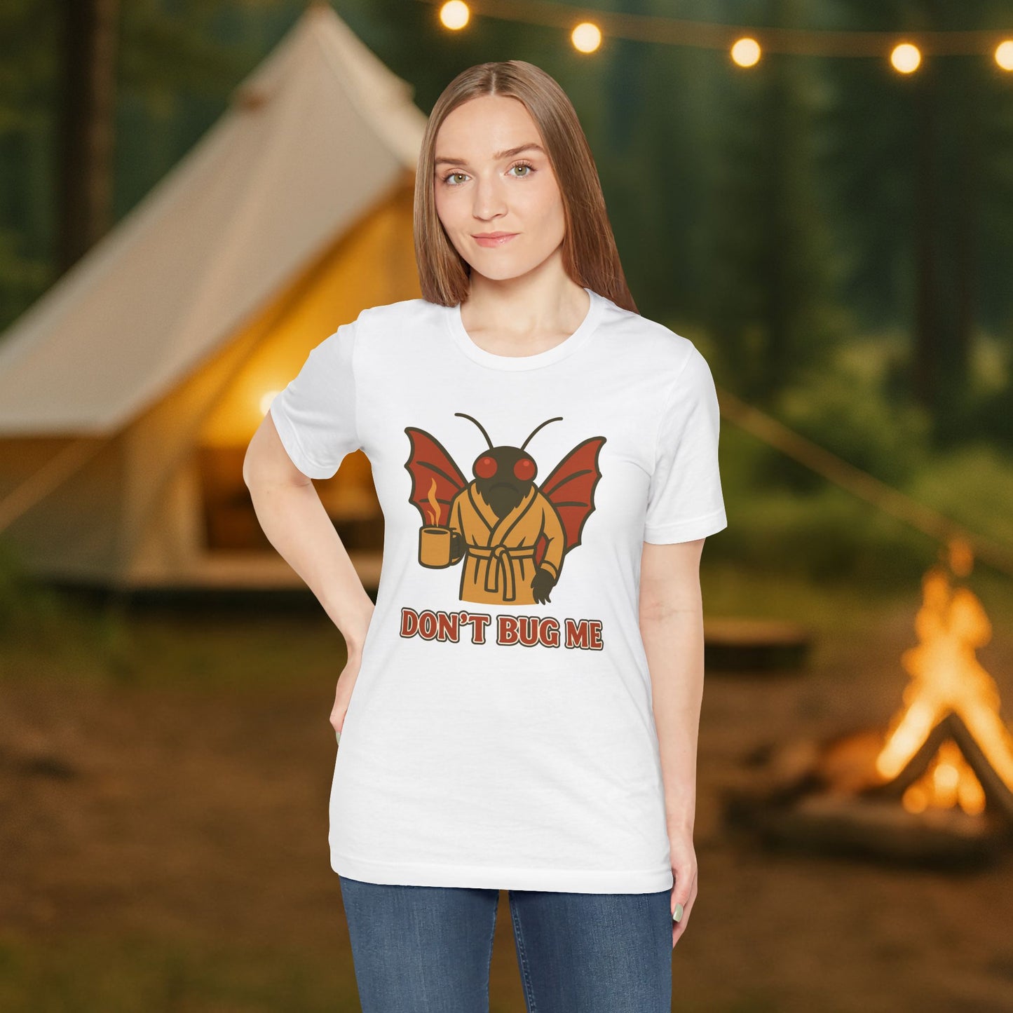 Don’t Bug Me Mothman T-Shirt — Funny Retro Moth Creature Tee