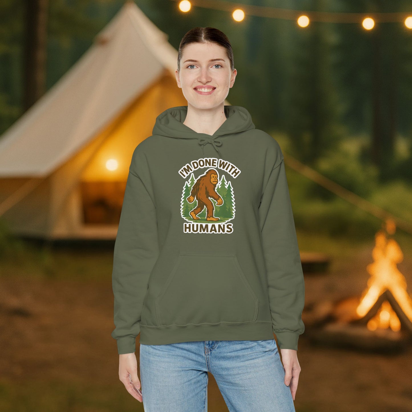 I'm Done With Humans – Cryptid Introvert Hoodie
