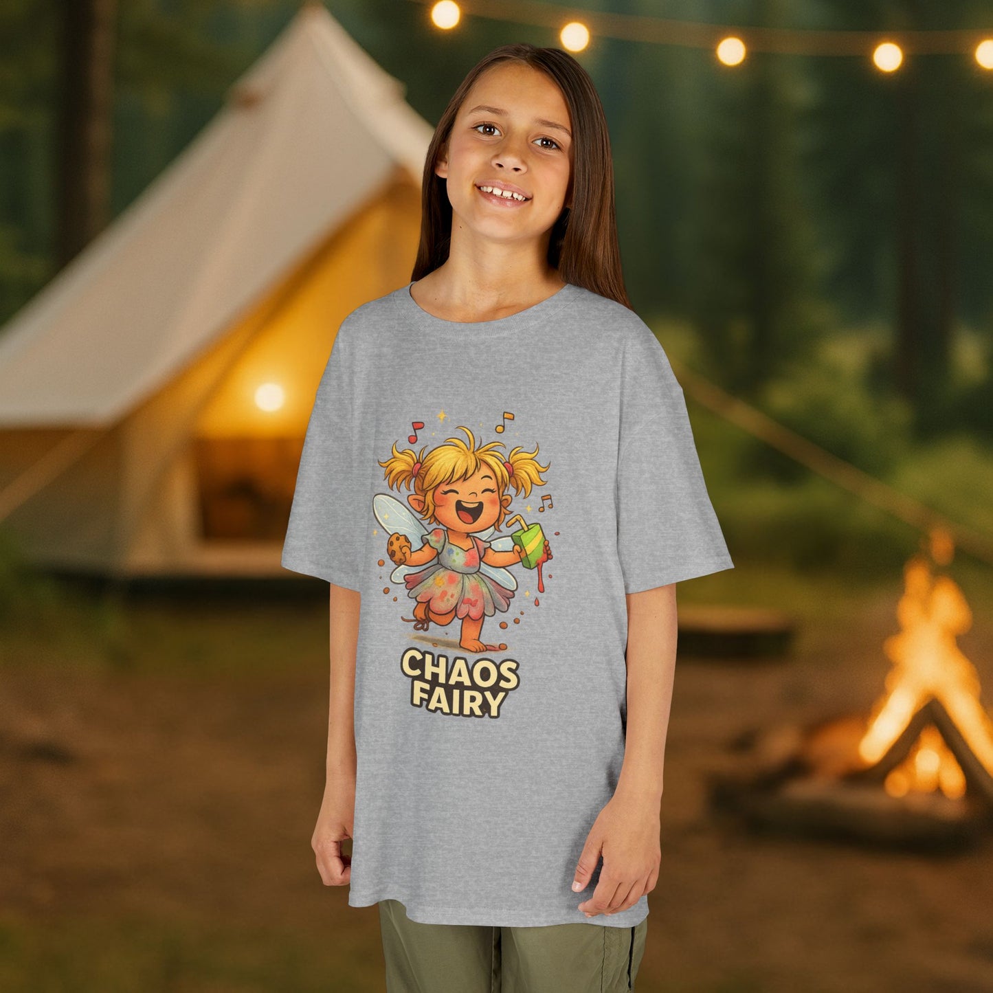 Kids Chaos Fairy T-Shirt — Playful Cartoon Fairy Tee for Children