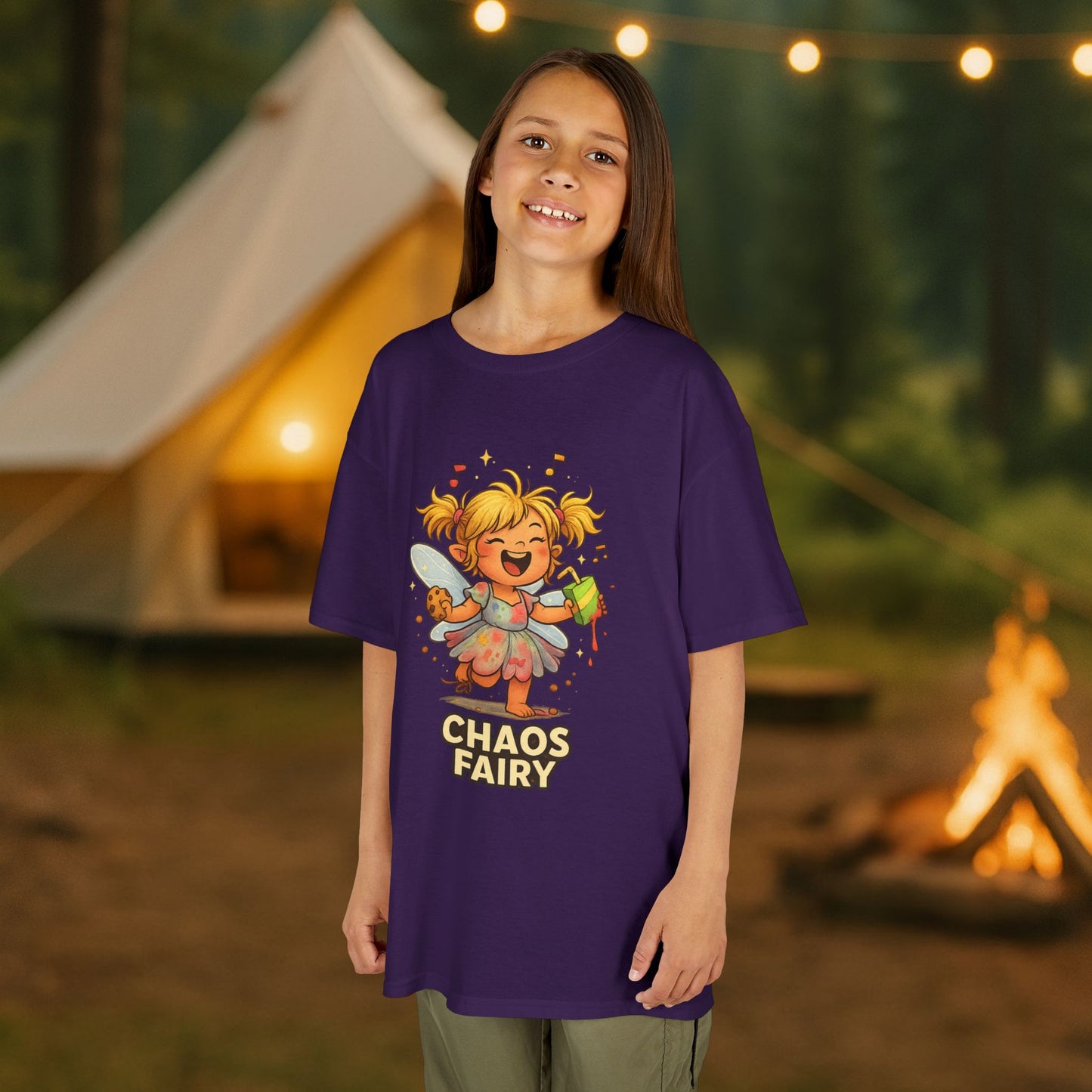 Kids Chaos Fairy T-Shirt — Playful Cartoon Fairy Tee for Children