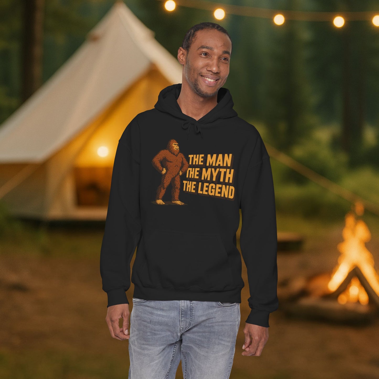 The Man, The Myth, The Legend Bigfoot Hoodie – Funny Sasquatch Pullover