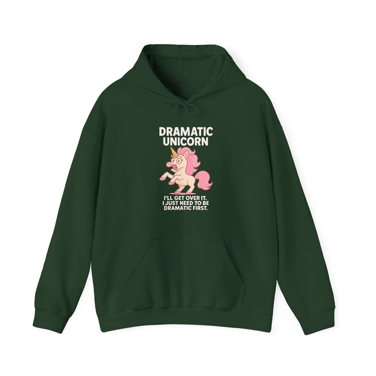 Dramatic Unicorn Hoodie - Sassy Funny Unicorn Sweatshirt